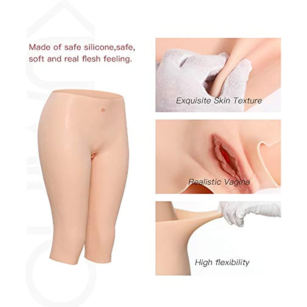 Silicone Pants Buttocks for Transgender 1G