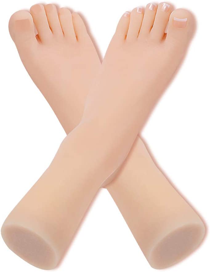 Weibliches Fußmodell aus Silikon