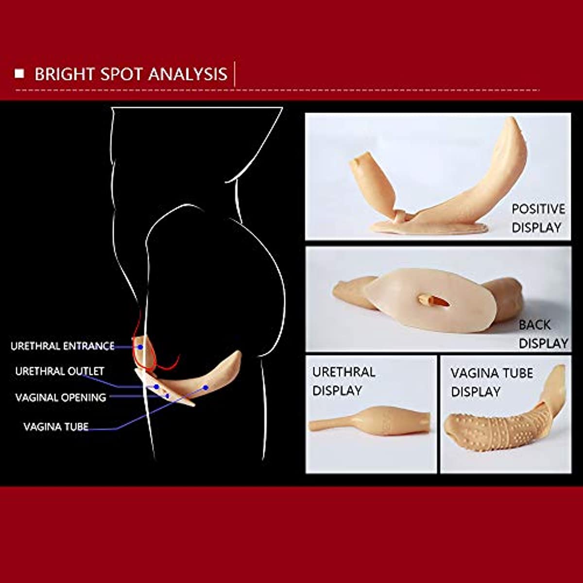Silicone Pants Buttocks for Transgender 1G