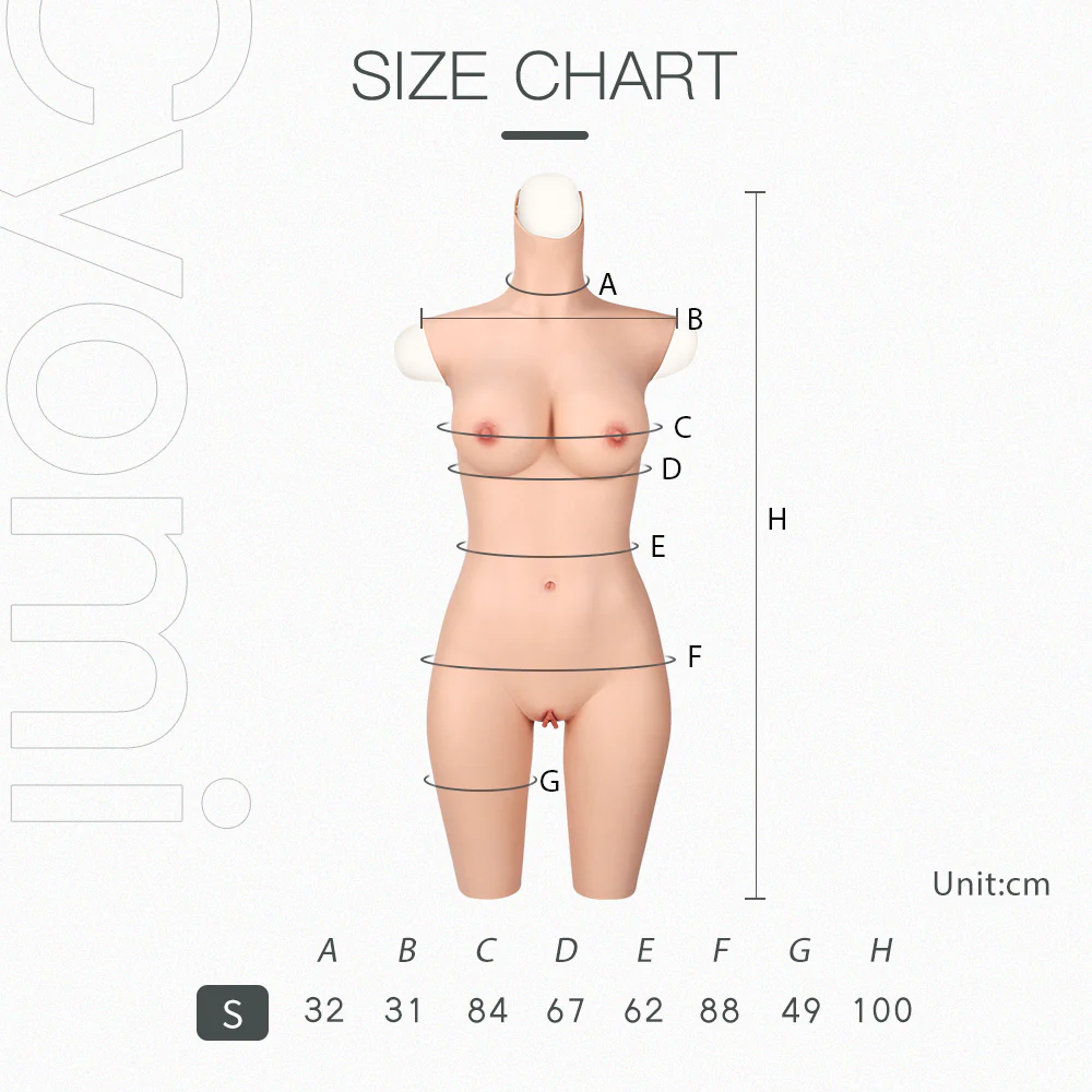 D CUP HALF-LENGTH SILICONE BODYSUIT  8G