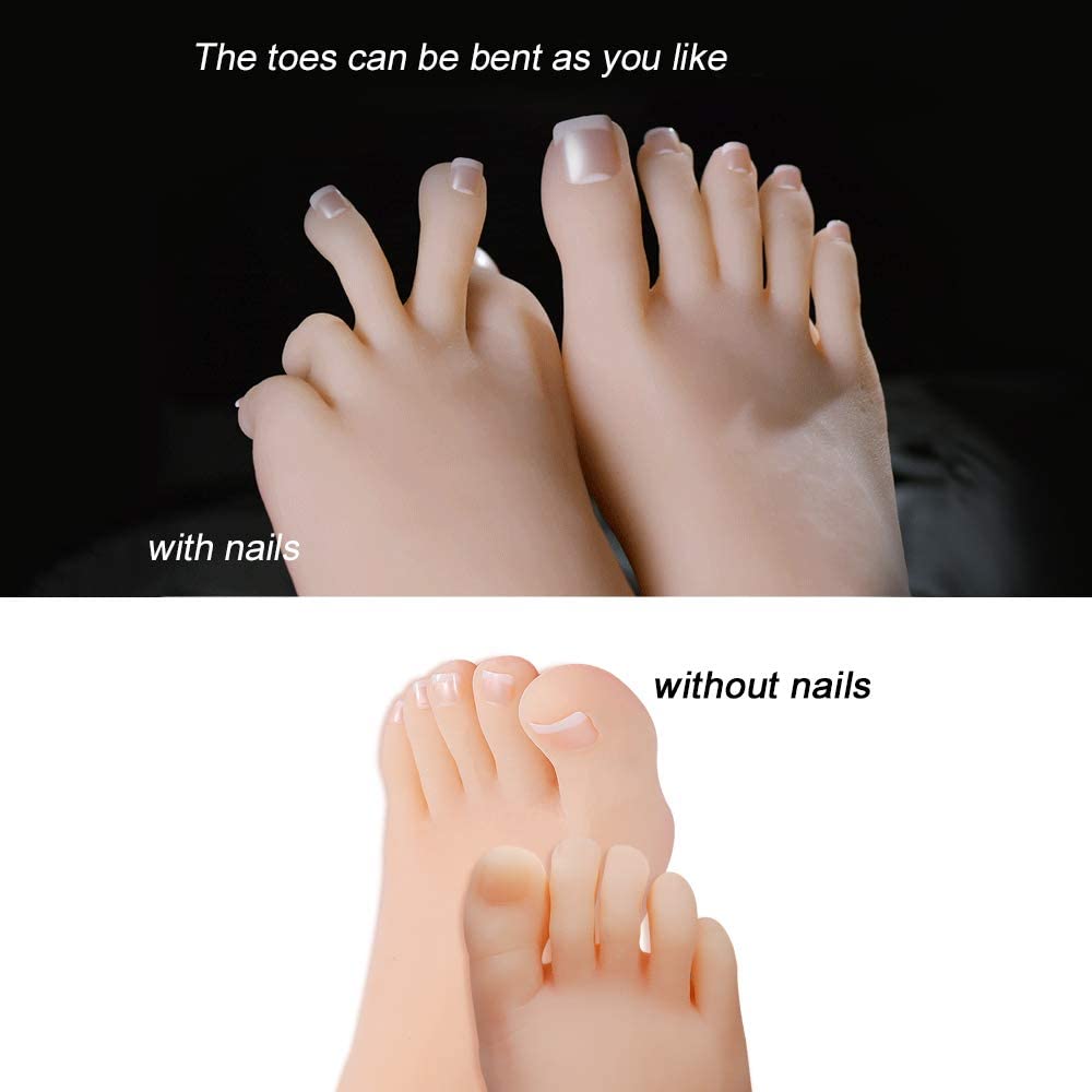 Weibliches Fußmodell aus Silikon