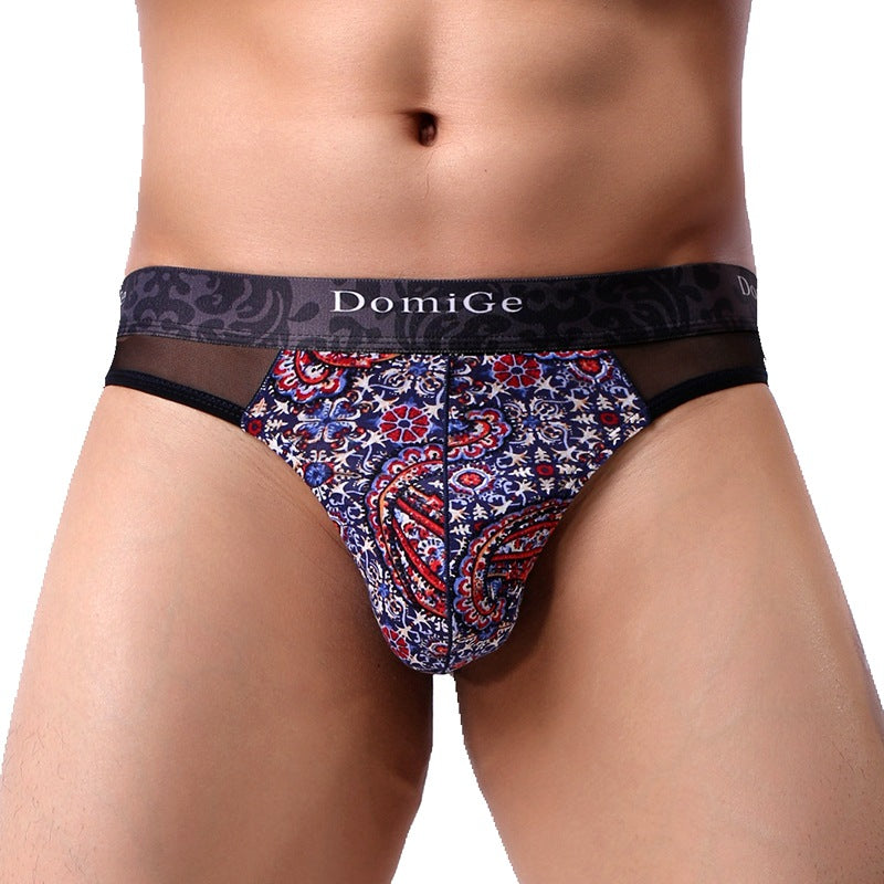 Sexy Printed Men's Thong Underwear pant