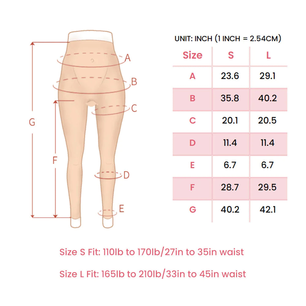 Length Silicone Vaginal Pants 8G