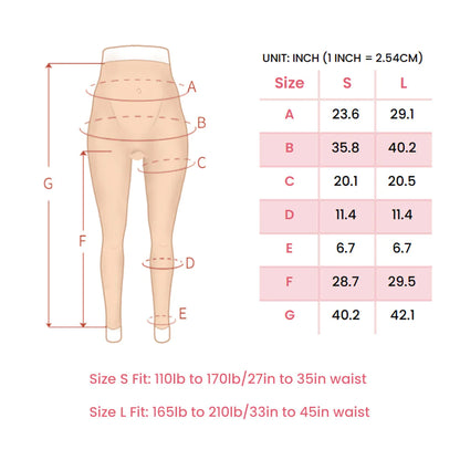 Length Silicone Vaginal Pants 8G