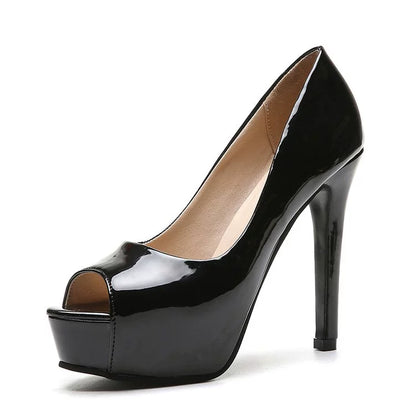 Open Toe Stiletto Heels