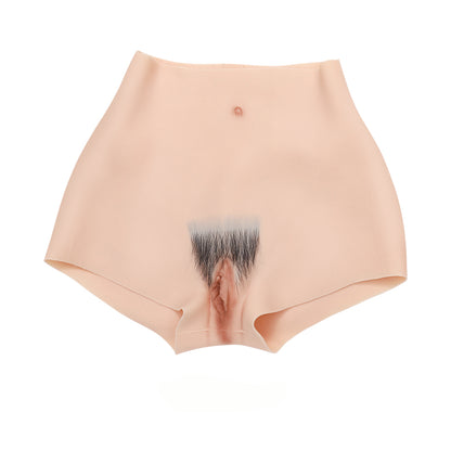 Hairy Fake Vagina Hip Enhance Pants