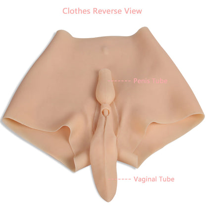 Silicone Vaginal Panties Boxer 1G