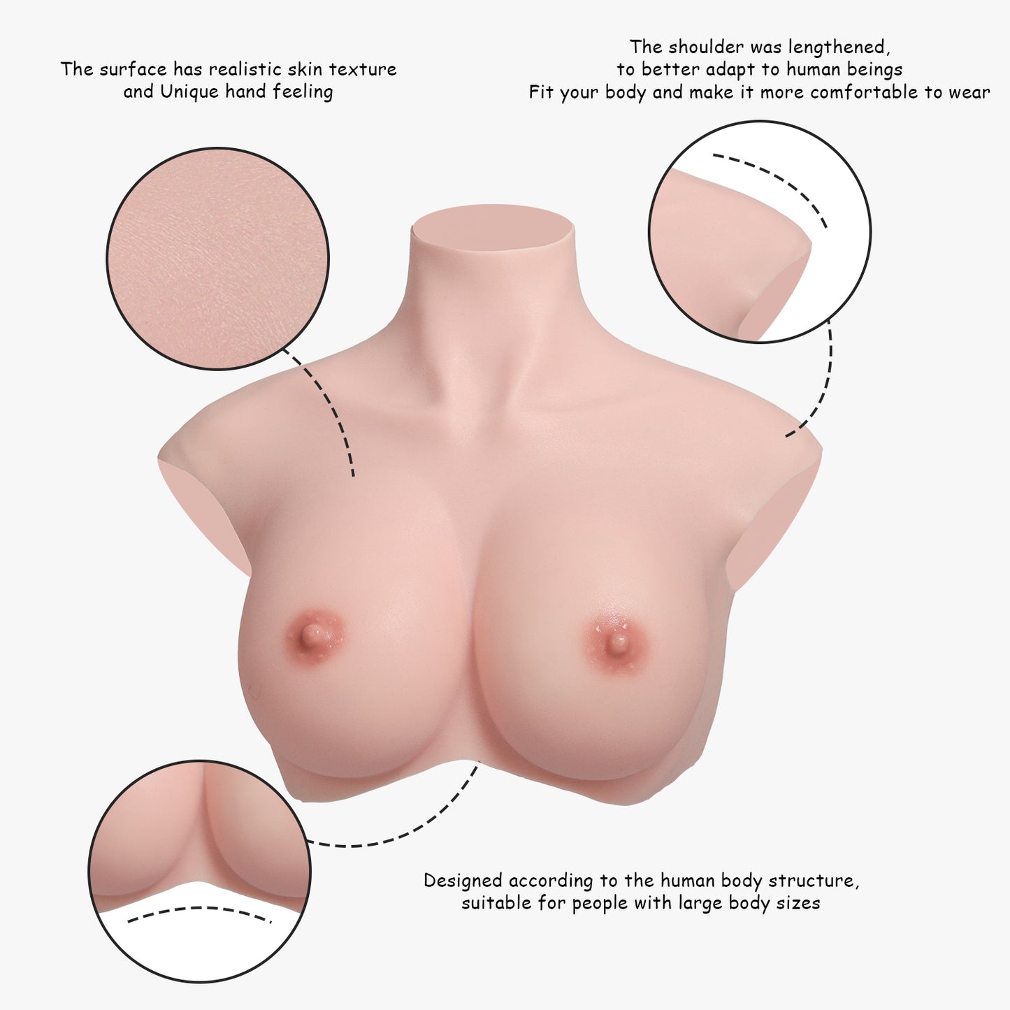 Silicone Breast Forms Larger Size