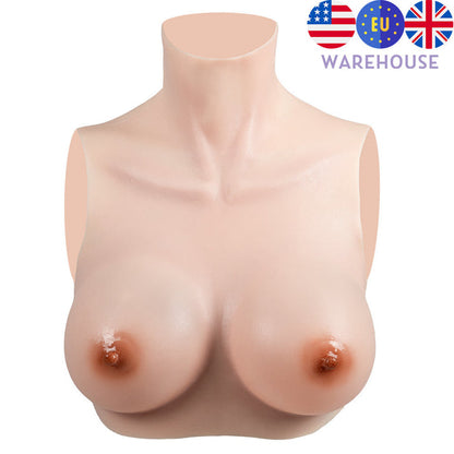 Realistic Skin Tone Breast Forms 1G