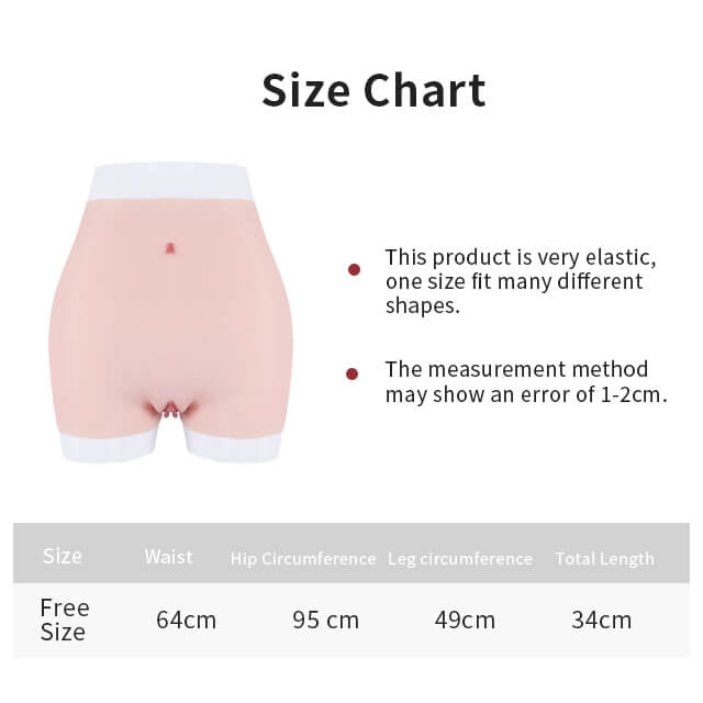 Short Silicone Vaginal Pant 4G