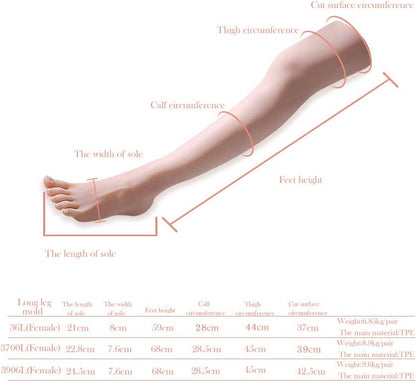Silicone Foot Model Mannequin