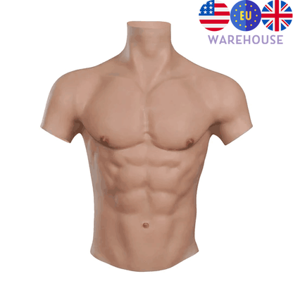 Silicone Muscles Male Suit with fine Makeup