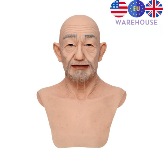 William asiatische Maske des alten Mannes 