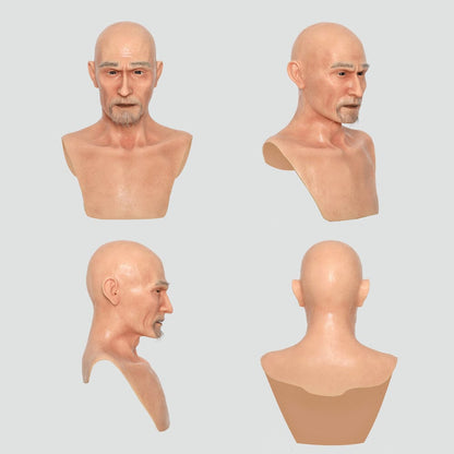 Charles Silicone Old Man Mask